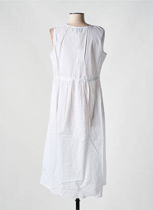 Rochie midi fără mâneci fără mâneci alb ZEN ETHIC femeie