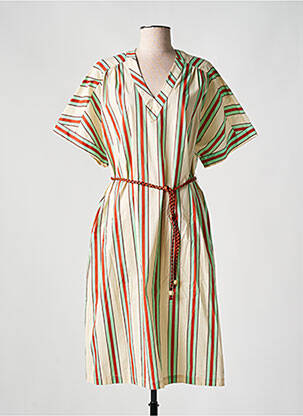 Rochie midi bej NIU femeie