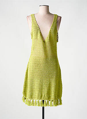 Rochie midi fără mâneci fără mâneci verde VITAMINS femeie