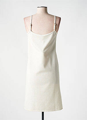 Rochie de plajă croială cambrată bej GENIUS femeie