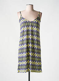 Rochie de plajă croială cambrată galben GENIUS femme