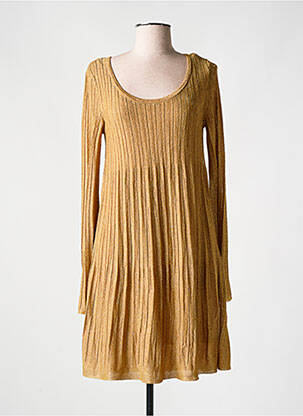 Rochie scurtă auriu MISSONI femeie