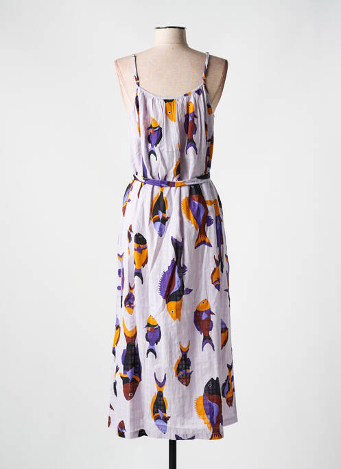 Rochie lungă violet NICE THINGS femeie