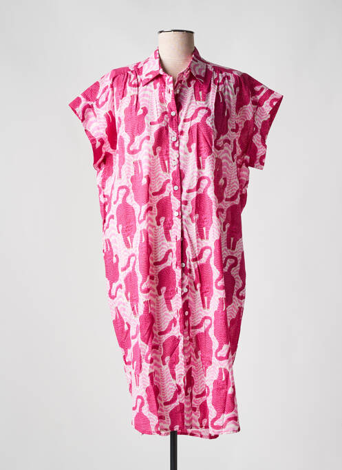 Rochie midi roz ZEN ETHIC femeie