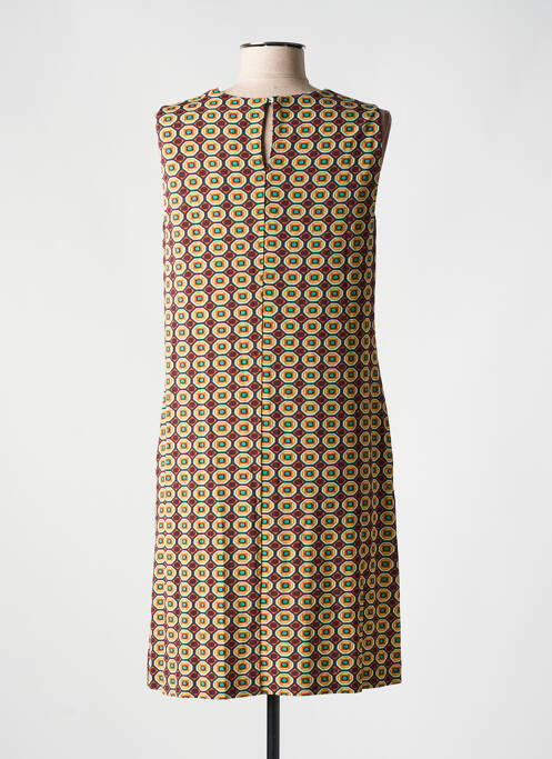 Rochie scurtă maro MALIPARMI femeie