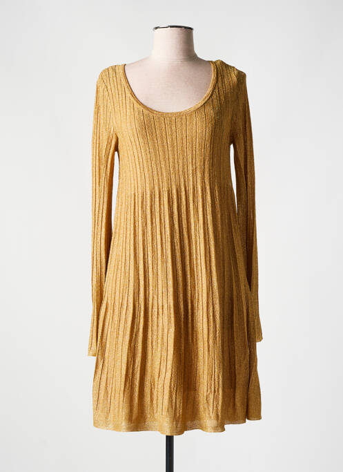 Rochie scurtă auriu MISSONI femeie