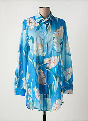 Tunică mâneci lungi albastru 0039 ITALY femeie