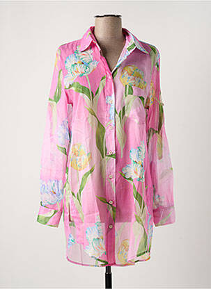 Tunică mâneci lungi roz 0039 ITALY femeie