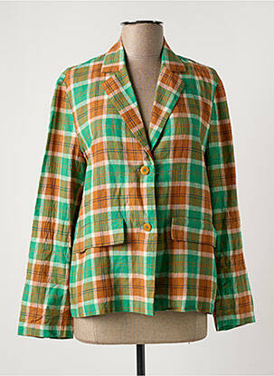 Sacou buzunare verde NICE THINGS femeie