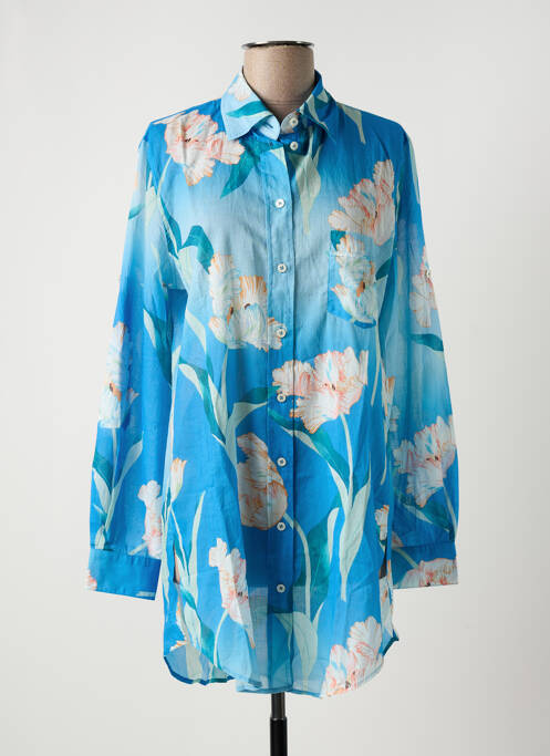 Tunică mâneci lungi albastru 0039 ITALY femeie