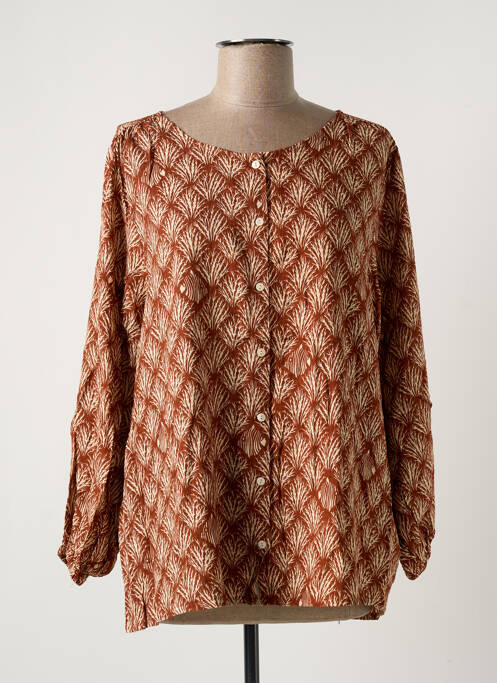 Cămașă maro NICE THINGS femeie