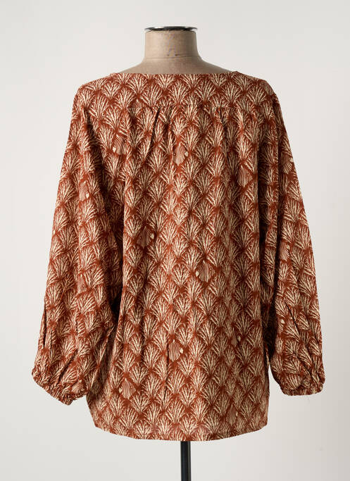 Cămașă maro NICE THINGS femeie