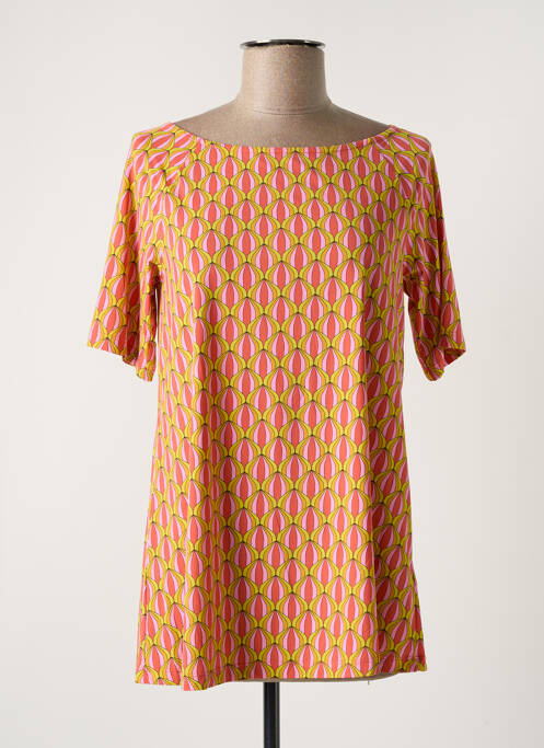 Tunică mâneci scurte portocaliu MALIPARMI femeie