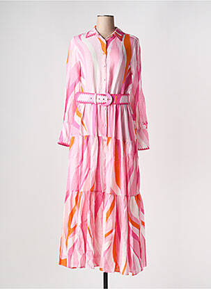 Rochie lungă roz MC2 SAINT BARTH femeie