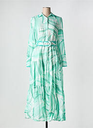 Rochie lungă mâneci lungi mâneci lungi verde MC2 SAINT BARTH femme