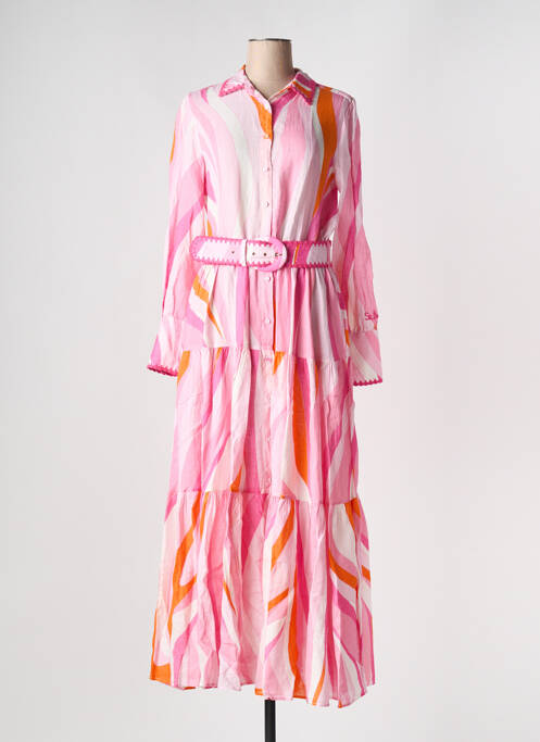 Rochie lungă roz MC2 SAINT BARTH femeie