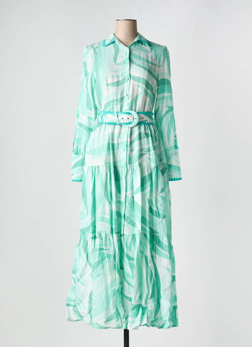 Rochie lungă verde MC2 SAINT BARTH femeie