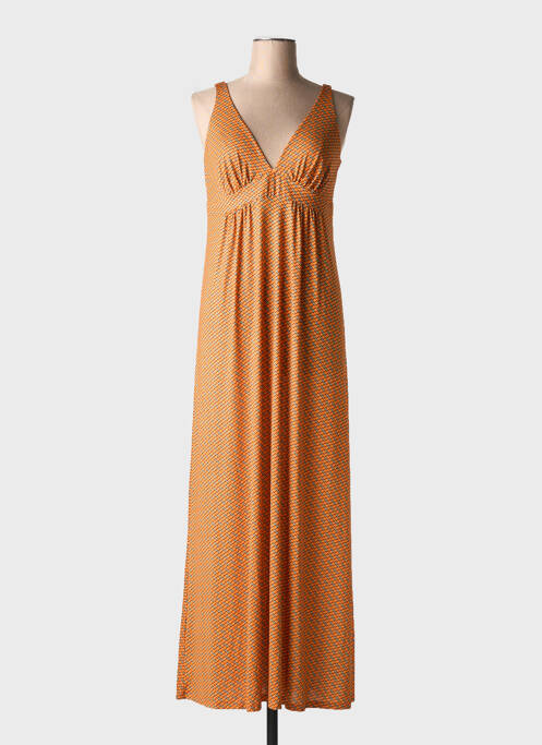 Rochie lungă portocaliu JUSTMINE femeie