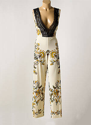 Salopetă-pantalon bej RAFFAELA D'ANGELO femeie