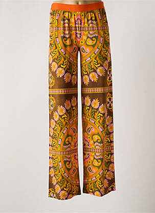 Pantalon drept maro MALIPARMI femeie