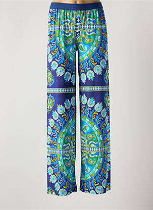 Pantalon drept albastru MALIPARMI femeie