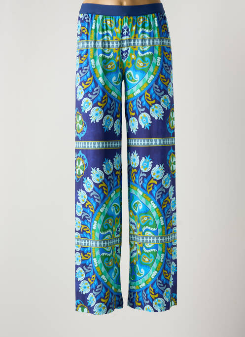 Pantalon drept albastru MALIPARMI femeie