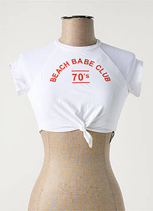 Tricou alb BANANA MOON femeie