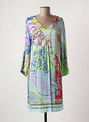 Rochie midi albastru MUCHO GUSTO femeie