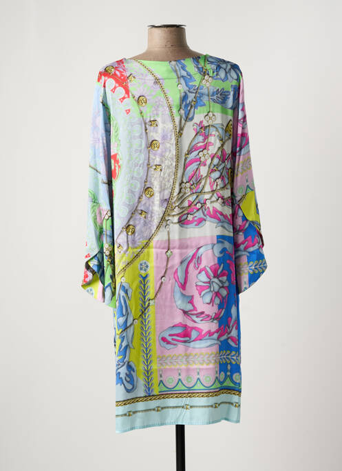 Rochie midi albastru MUCHO GUSTO femeie