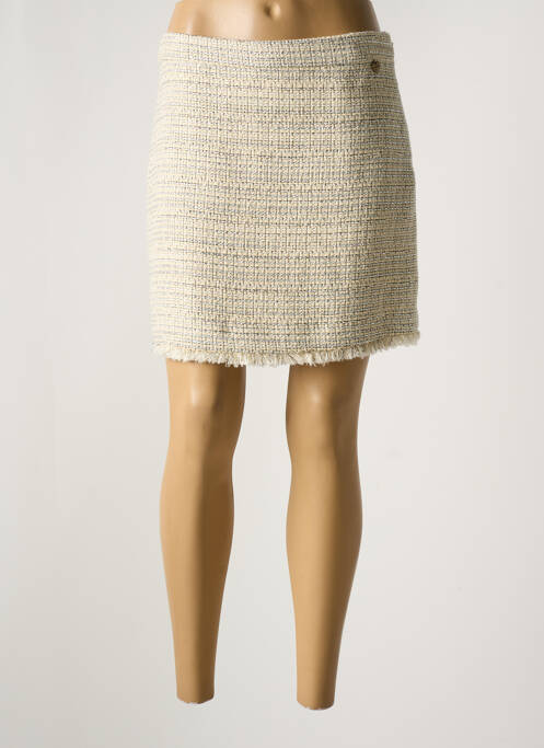 Fustă scurtă bej TWINSET femeie
