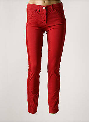 Pantalon slim roșu LUISA CERANO femeie