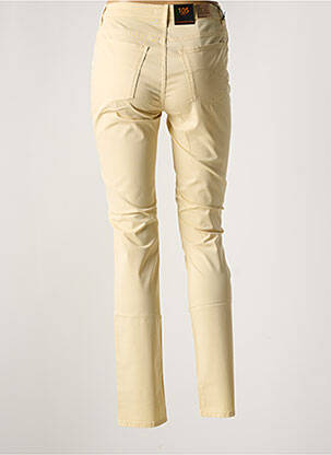 Pantalon slim țesătură poplin mărime normală bej TRUSSARDI JEANS femeie