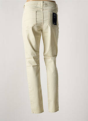 Pantalon slim țesătură poplin mărime normală bej ARMANI femeie