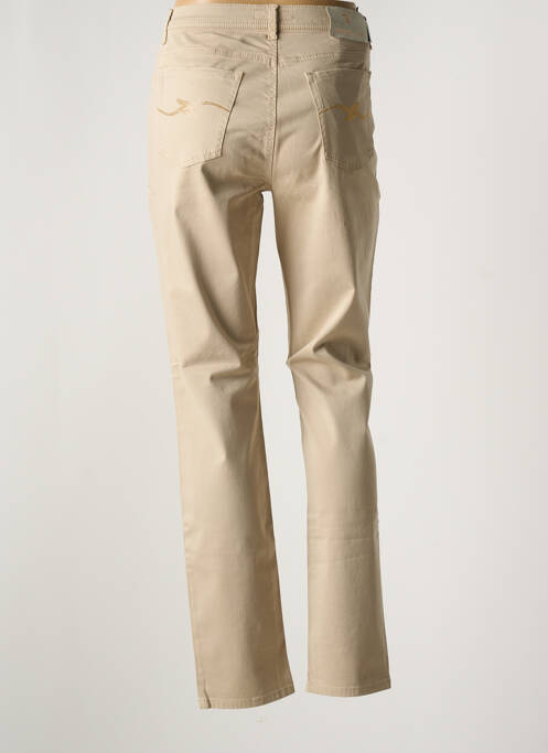 Pantalon drept bej TRUSSARDI JEANS femeie