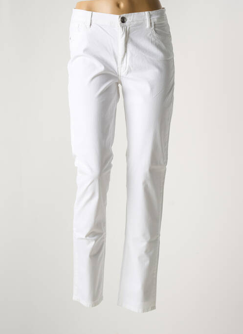Pantalon slim alb TRUSSARDI JEANS femeie