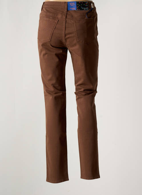 Pantalon slim maro TRUSSARDI JEANS femeie
