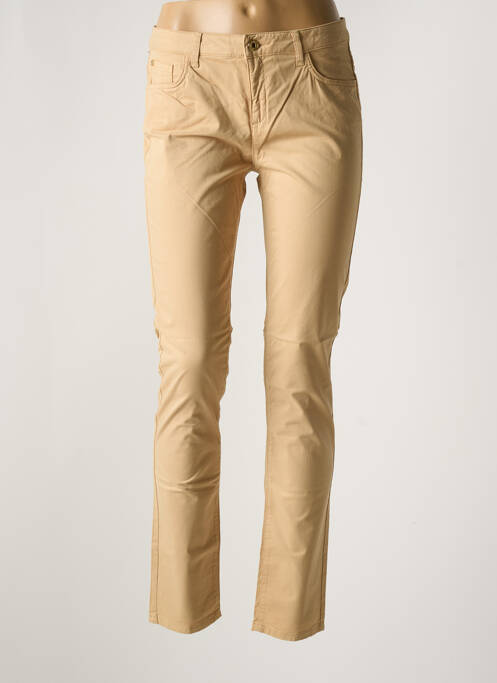 Pantalon slim bej TRUSSARDI JEANS femeie