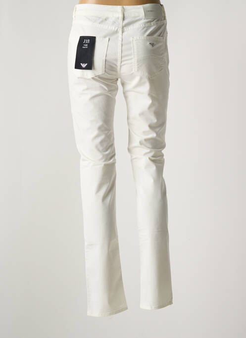 Pantalon slim alb EMPORIO ARMANI femeie