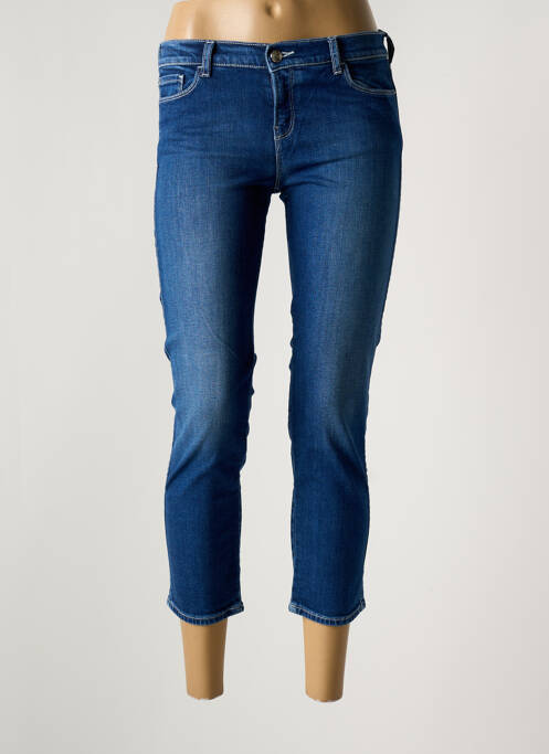 Pantalon trei sferturi albastru EMPORIO ARMANI femeie