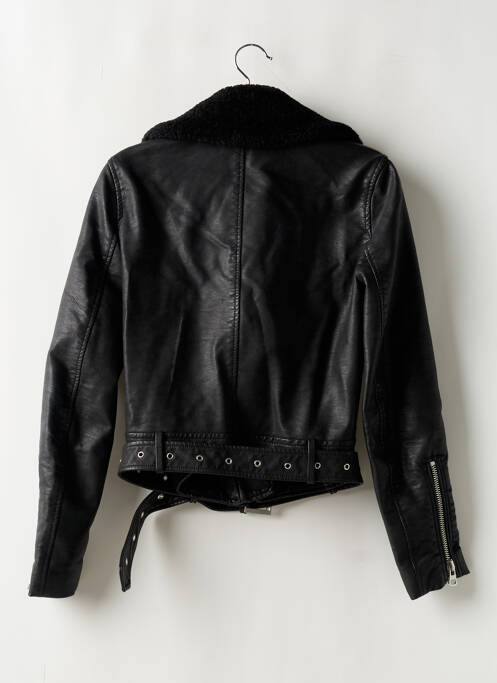 Geci din piele ecologică negru ZARA femeie