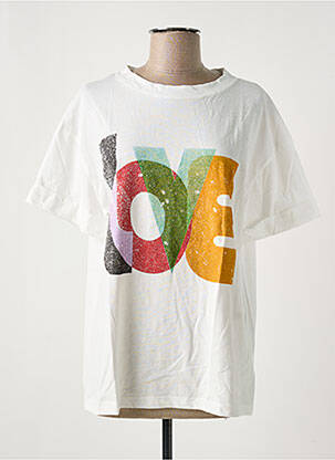 Tricou alb MINETTE femeie