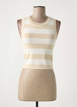 Pulover bej OPULLENCE femeie