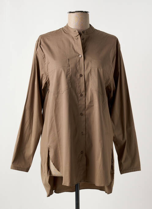 Tunică mâneci lungi maro MOS MOSH femeie