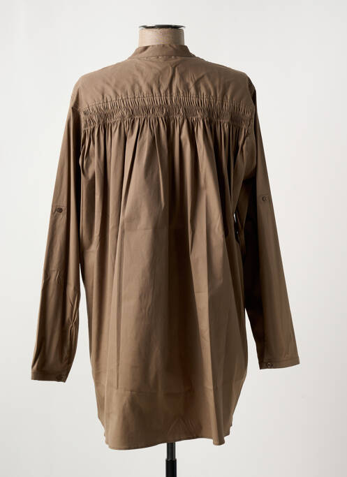 Tunică mâneci lungi maro MOS MOSH femeie