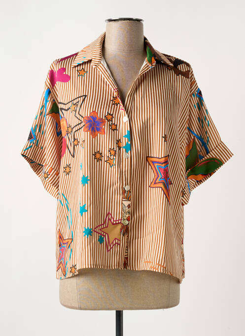 Cămașă maro SCARLET ROOS femeie