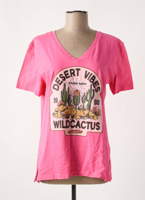 Tricou roz LUK AP femeie