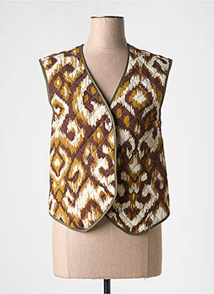 Vestă fără mâneci maro JANIS & JOHN femeie