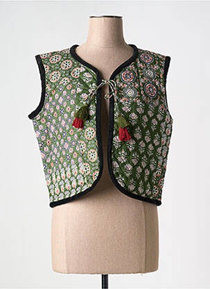Vestă fără mâneci verde MAMOUCHKA femeie