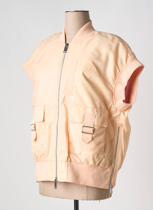 Geacă guler în v roz MOS MOSH femme