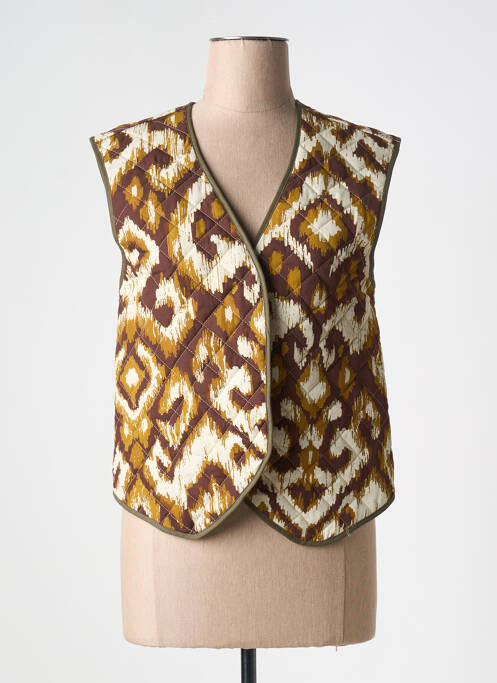 Vestă fără mâneci maro JANIS & JOHN femeie